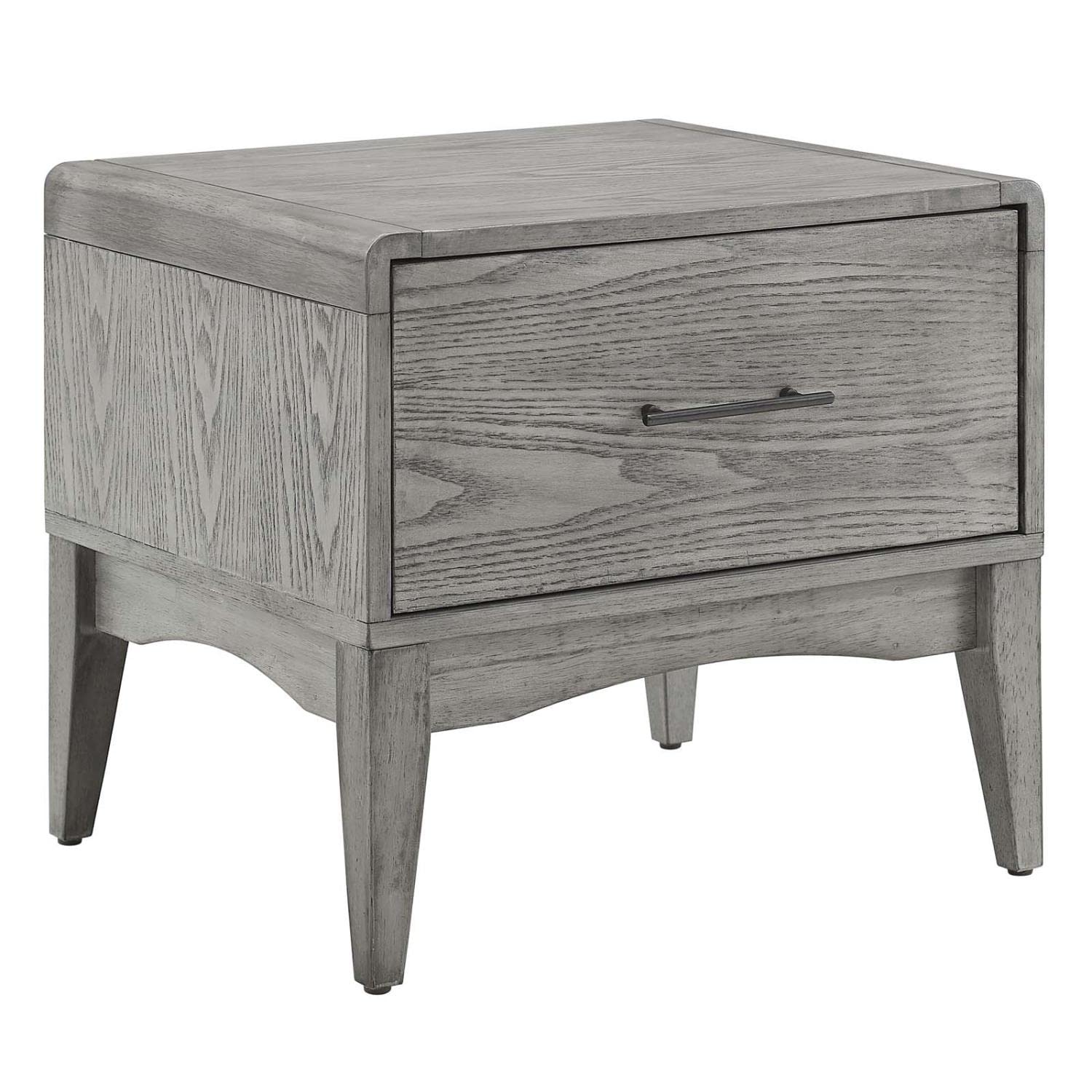 Modway Mod-6241-Gry Georgia Wood Nightstand, Gray